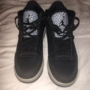 Jordan Flight Origin 3 BG 'Black Silver’ sz 6.5Y